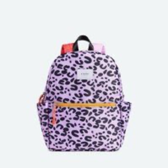 STATE Bags Kids' Reflective Kane Backpack purple black animal print NWT SOLD OUT - Picture 1 of 9